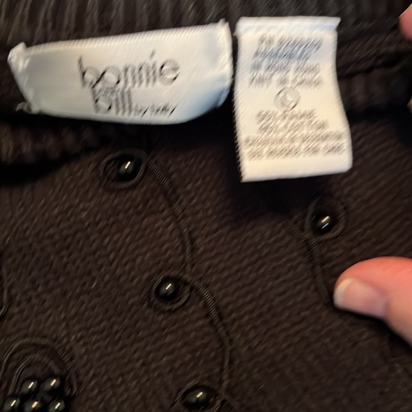 VINTAGE BONNIE AND BILL BEADED SWEATER. SIZE L. - Picture 6 of 7